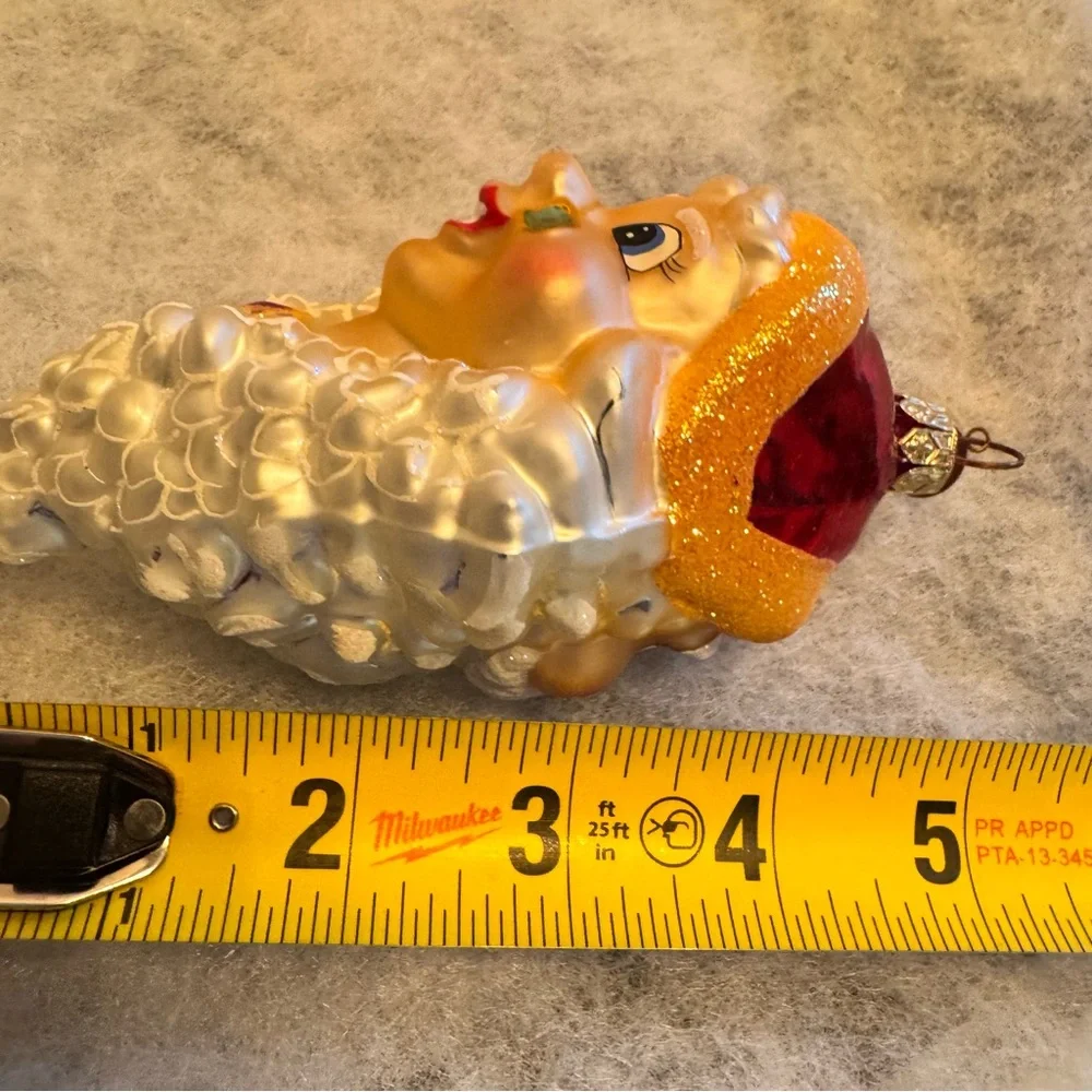 Christopher Radko Vintage Santa Two’s Company‎ Ornament Double Sided Santa Claus